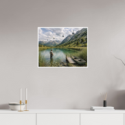 62,6 x 50 cm, Hahnemühle William Turner Alpine Lake - Summer