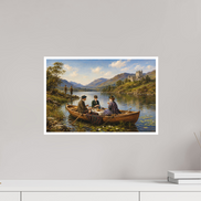 45 x 30 cm, Hahnemühle William Turner Picnic by the lake