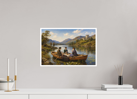 45 x 30 cm, Hahnemühle William Turner Picnic by the lake