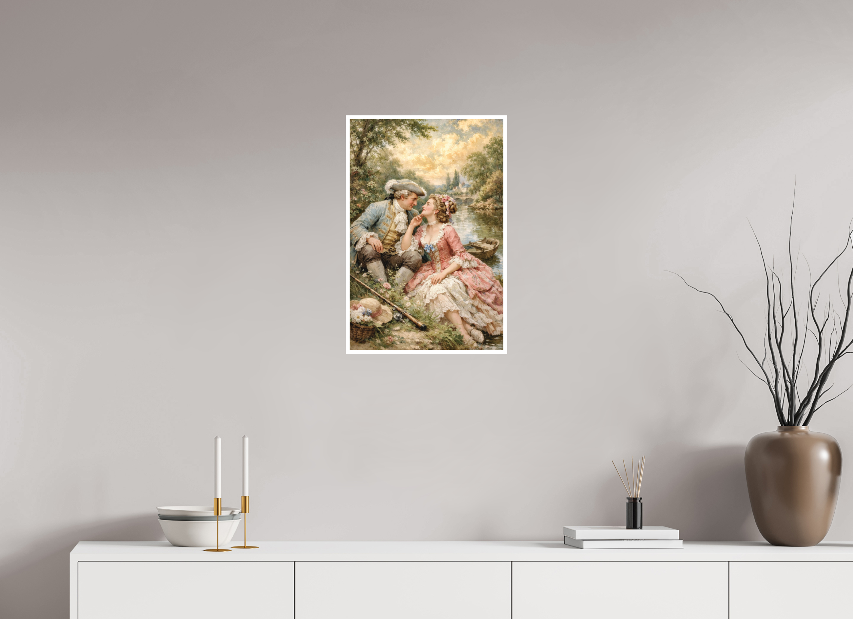 40 x 60 cm, Hahnemühle William Turner By the Waters Edge